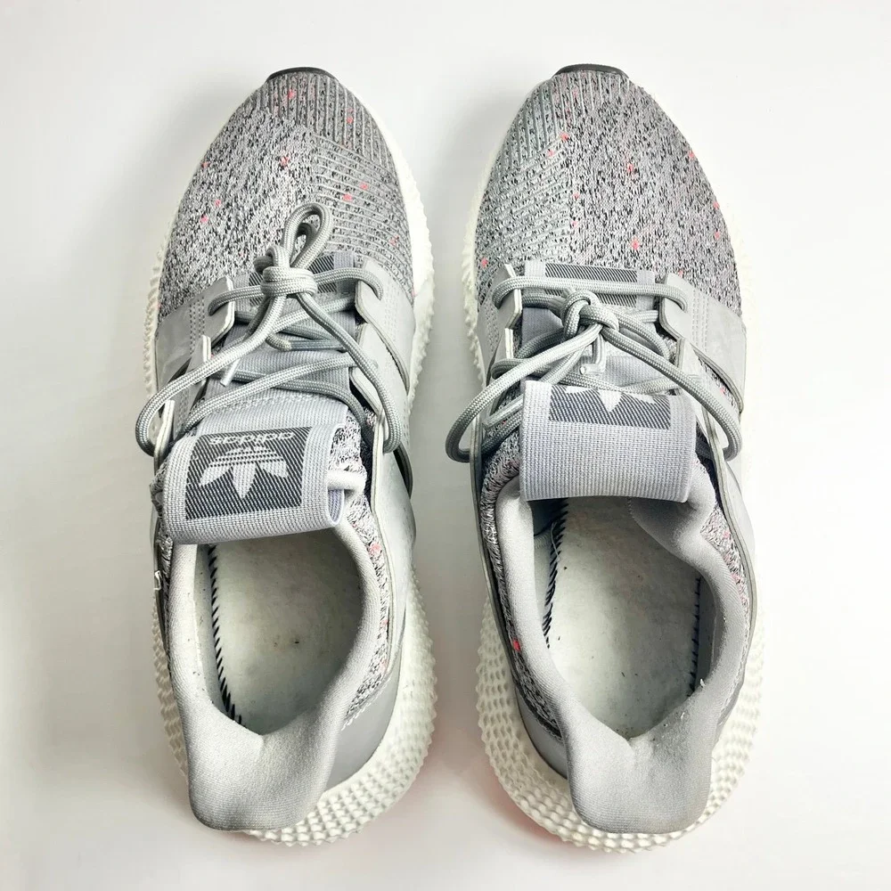 Adidas Prophere Shoes Men's Size 10 Running Sneakers Gray White Solar Red CQ3023